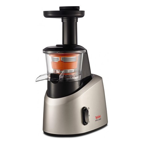 TEFAL | Slow Juicer | ZC255B38 | Type Electric | Silver/ black | 200 W | Extra large fruit input | Number of speeds 2 | 82 RPM